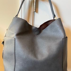 Le Miel NEW Grey Handbag